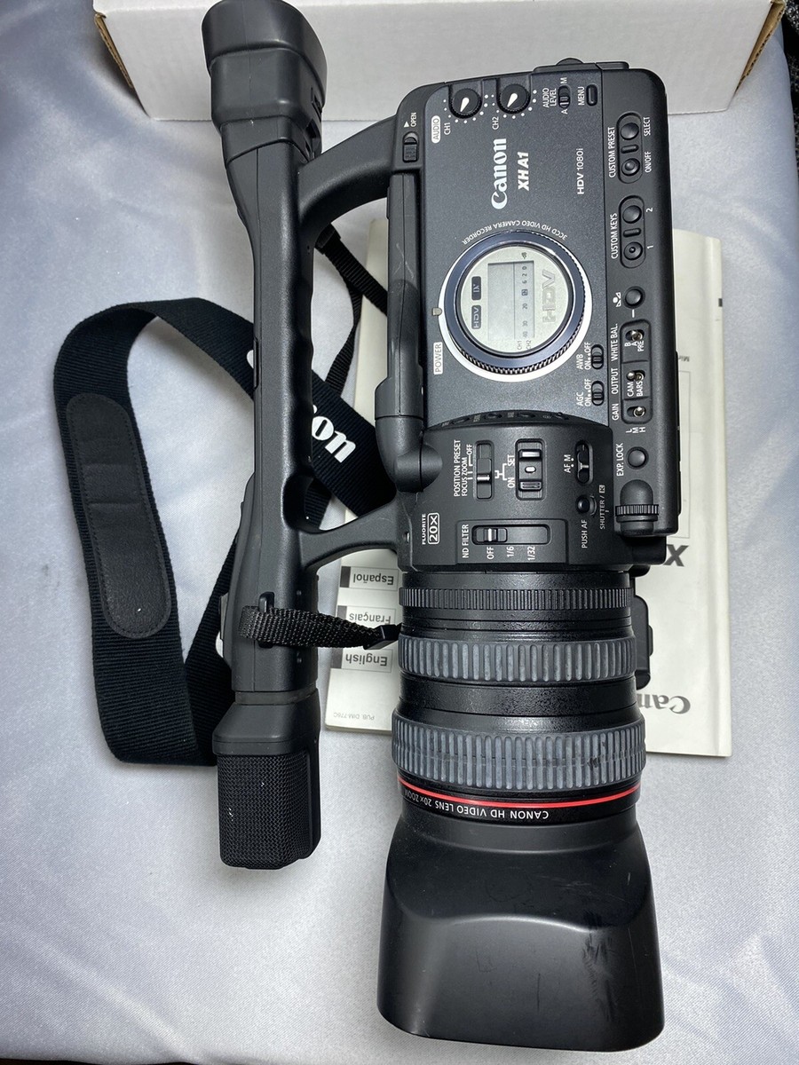 Canon XH A1 Camcorder HD Video Camera Recorder with Travel Case +