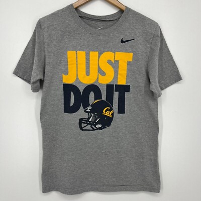 Nike California Golden Bears Football T-Shirt Men's Size S Gray NCAA UC Berkeley