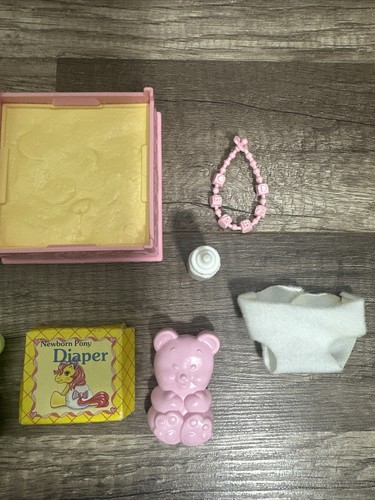 My little pony g1 Newborn Twins Jabber And Jebber ACCESSORIES ONLY INCOMPLETE - Picture 4 of 13