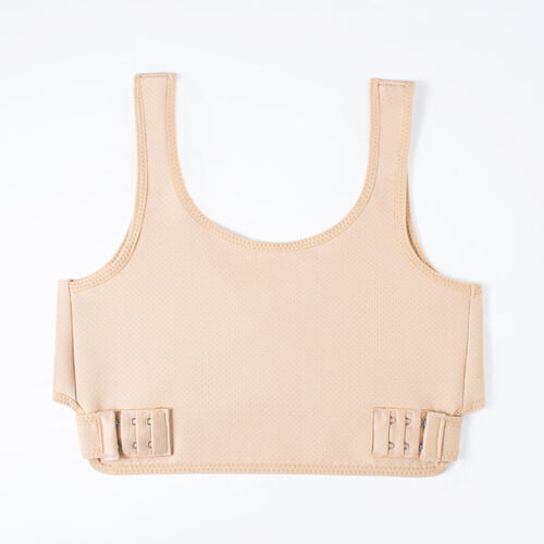 Women Les Breast Chest Binder Tomboy FTM Crop Vest Bra Bandage Buckle Soft - Picture 4 of 19