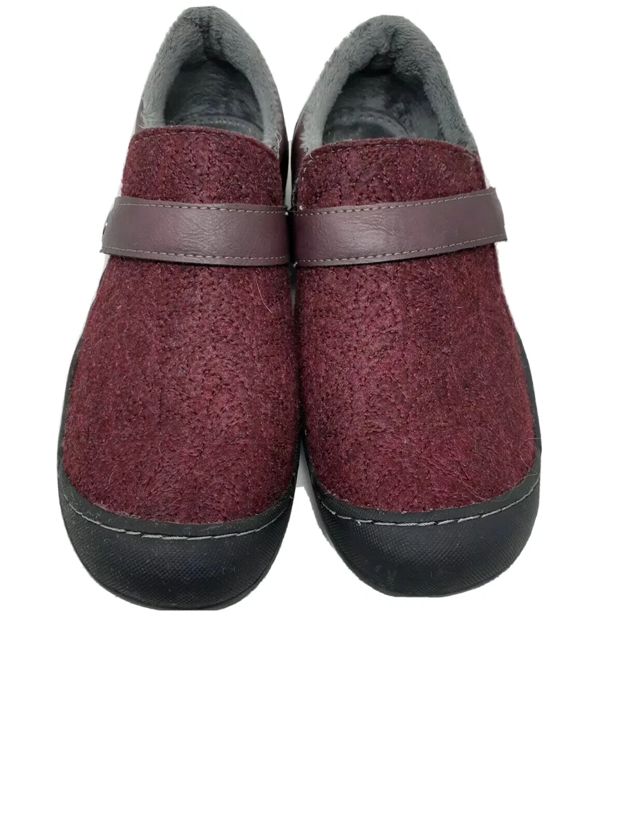 JBU by Jambu Blakely Women s Wine Slip on Shoes Clogs Size 9M 100