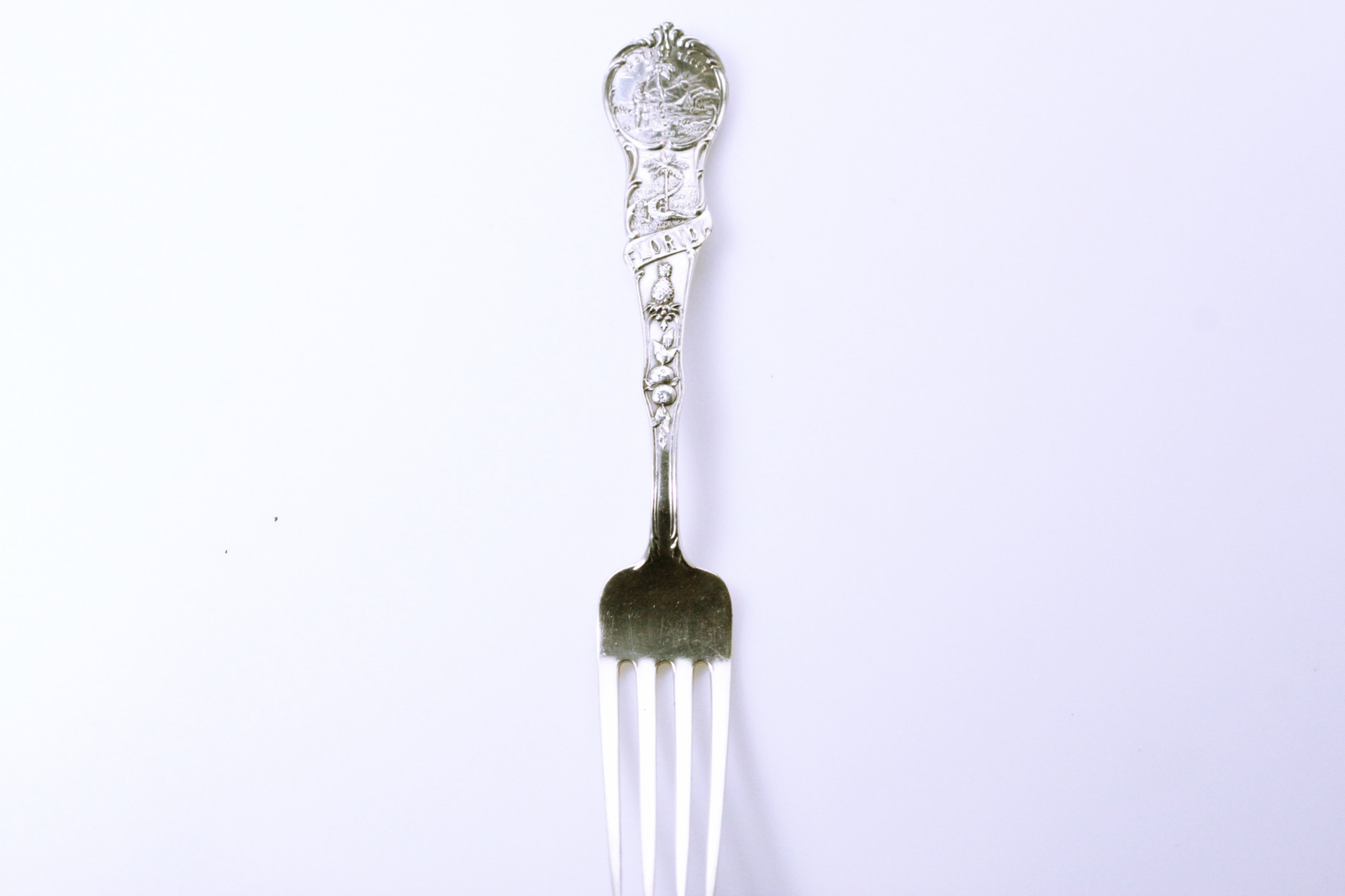Mechanics Sterling Co. 925 Silver FLORIDA Souvenir Fork 33.2 Grams (ANT3420)
