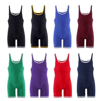 Matman Wrestling Singlet Youth Boys Kids Double Knit Nylon All Colors Made USA