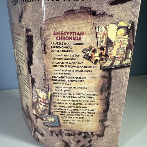 Be Puzzled Buried Blueprints Puzzles From Past Egyptian Chronicle 1000 Pcs NEW! - Picture 4 of 8