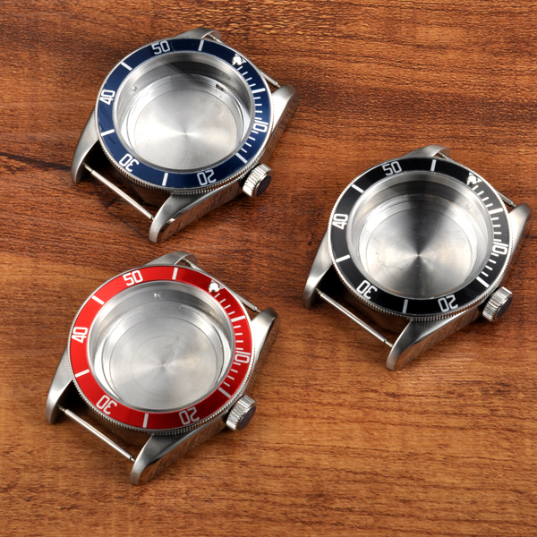 41mm Sterile Watch Case with Sapphire Crystal for ETA 2824/2836 Movements in 3 Colors