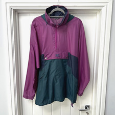 Helly Hanson Windbreaker Jacket Unisex Medium Multicoloured Retro Lightweight