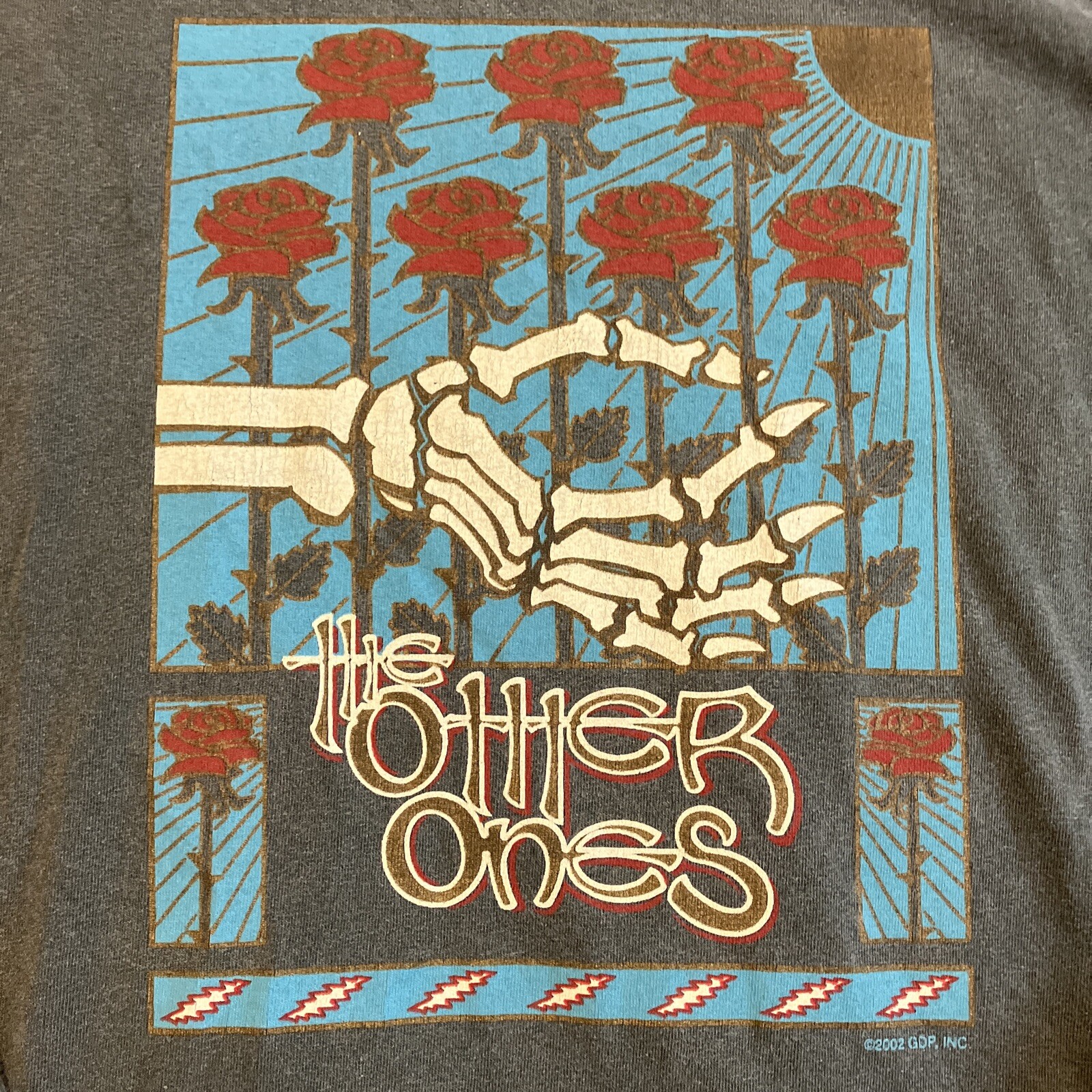 ALTRA RARA THE OTHER ONE 2002 WINTER TOUR GRATEFUL DEAD T SHIRT MANICHE LUNGHE XL