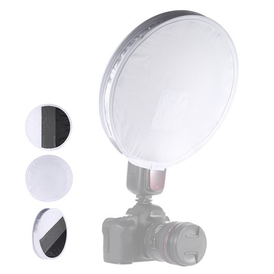 Multifunktionale 12''  Runde On-Kamera Flash Speedlite Diffusor Softbox D8Y8