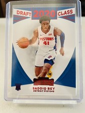 Saddiq Bey 2020-21 NBA Panini Contenders Draft Class 2020 #5 Red Parallel