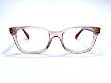 New RayBan Girls 2 Tone Pink Clear Wayfarer Glasses RB 1591 3806 46 16 125