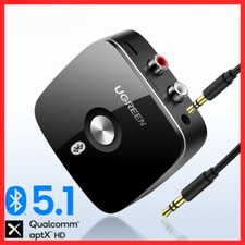 Bluetooth RCA Receiver 5.1 aptX HD 3.5mm Jack Aux Wireless Adapter Music for TV