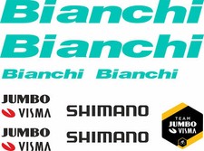 Adesivi Telaio Team Lotto Jumbo Visma Bianchi Oltre Xr4 2021