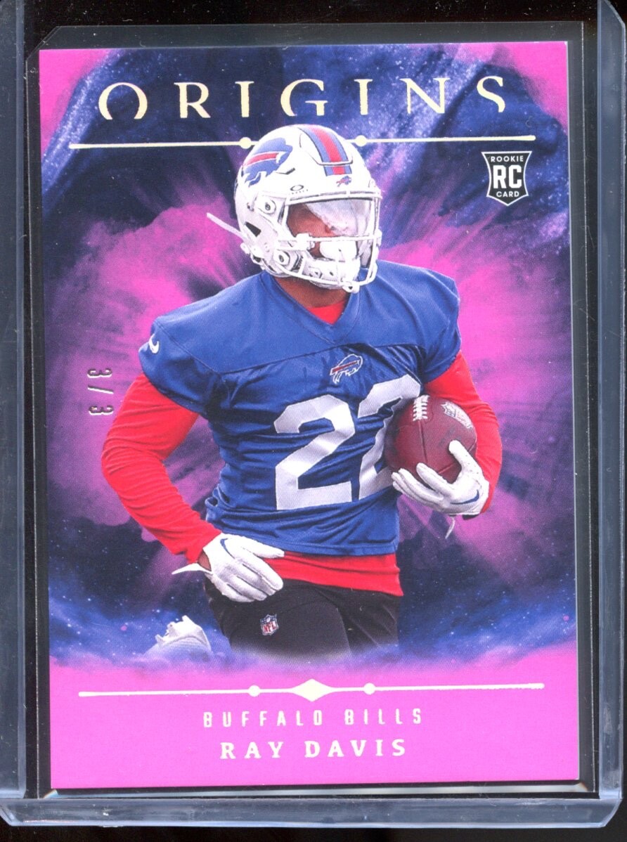 2024 Panini Origins FOTL Ray Davis Rookie-Pink /3 RC BUFFALO BILLS