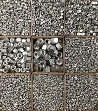 Stainless Steel Nylon Insert Hex Lock Nuts Nylock U Choose Sizes and Quantities