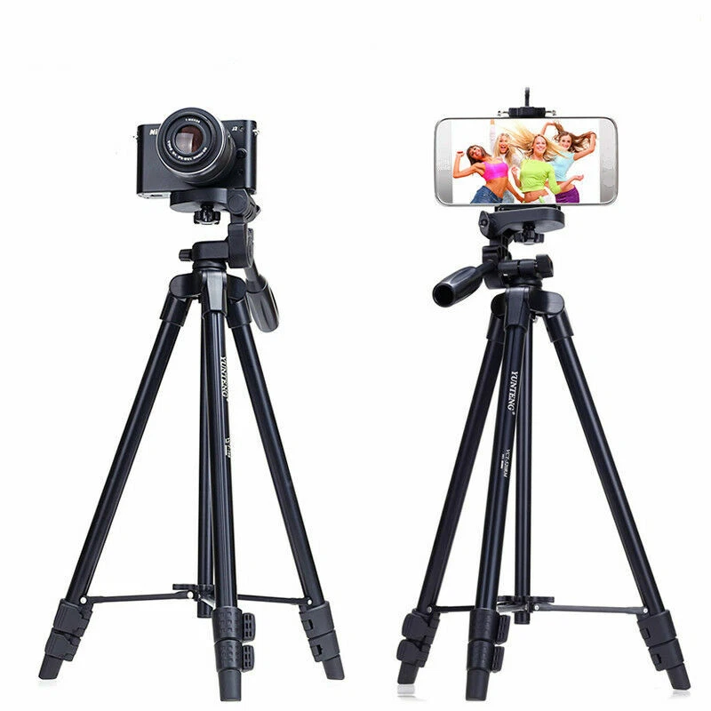 Camera Selfie Tripod Stand Flexible Portable SLR Camcorder Phone Holder Bracket - Image 2 of 4