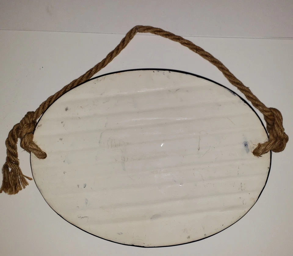 Placa Cerámica Talavera Bienvenidos Los Abuelos Años 60 MCM México 13x9.5 De Colección Foto 3 de 3