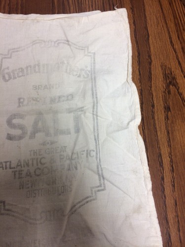 grandmothers brand refined salt bag Atlantic & Pacific Tea Company - Picture 7 of 10