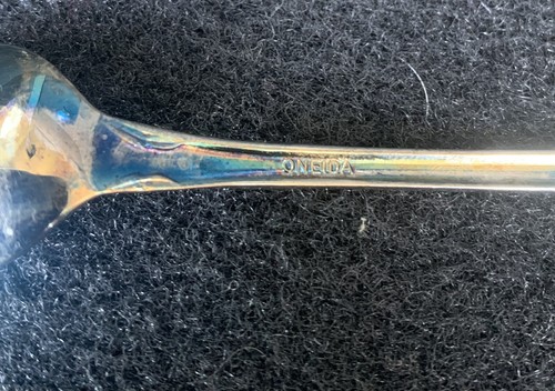 Vintage Oneidacraft Deluxe Stainless Baby Infant Toddler Fork Spoons Set Of 3 - Picture 7 of 7