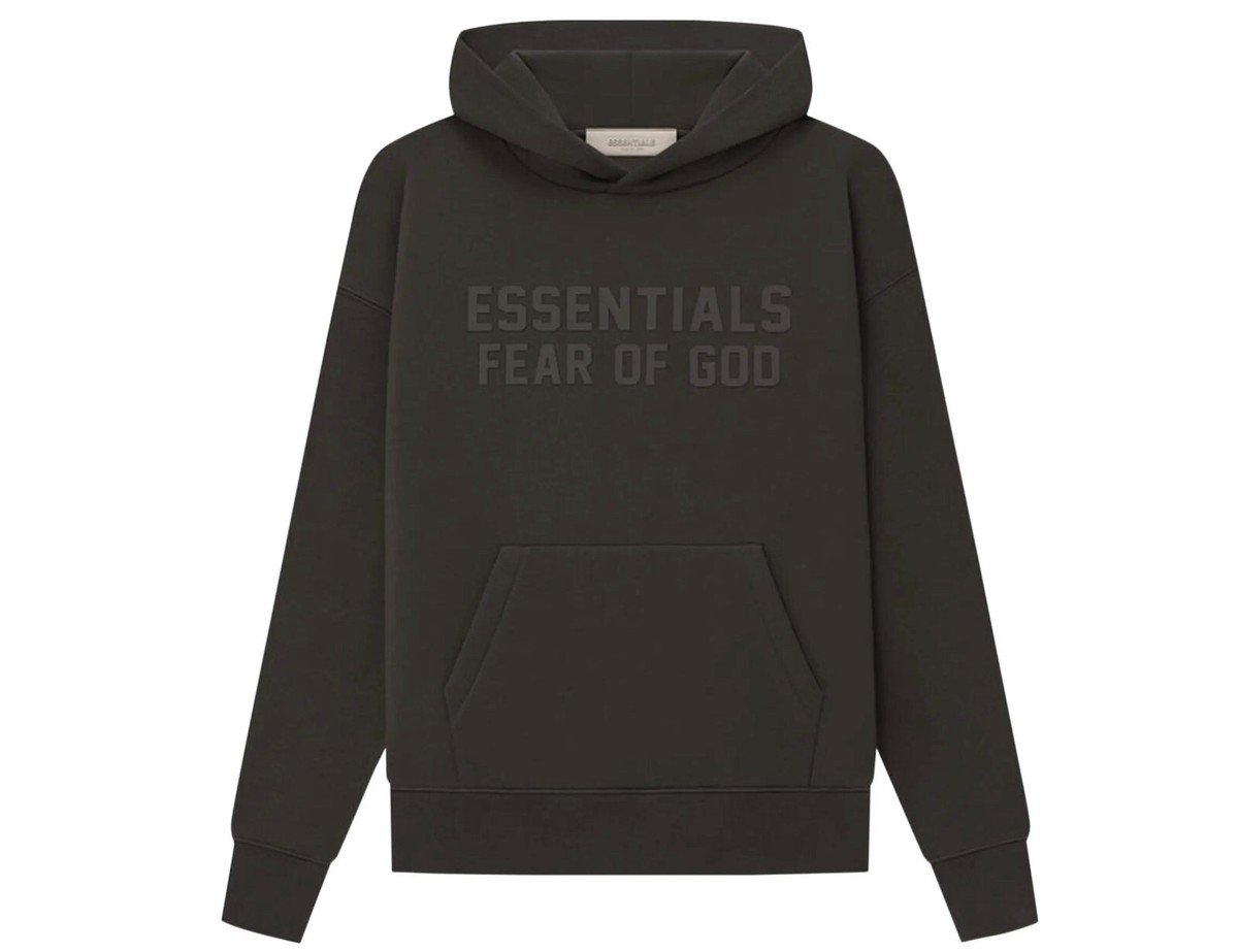 NEW* Authentic Fear Of God Essentials Off Black Hoodie - ALL Sizes