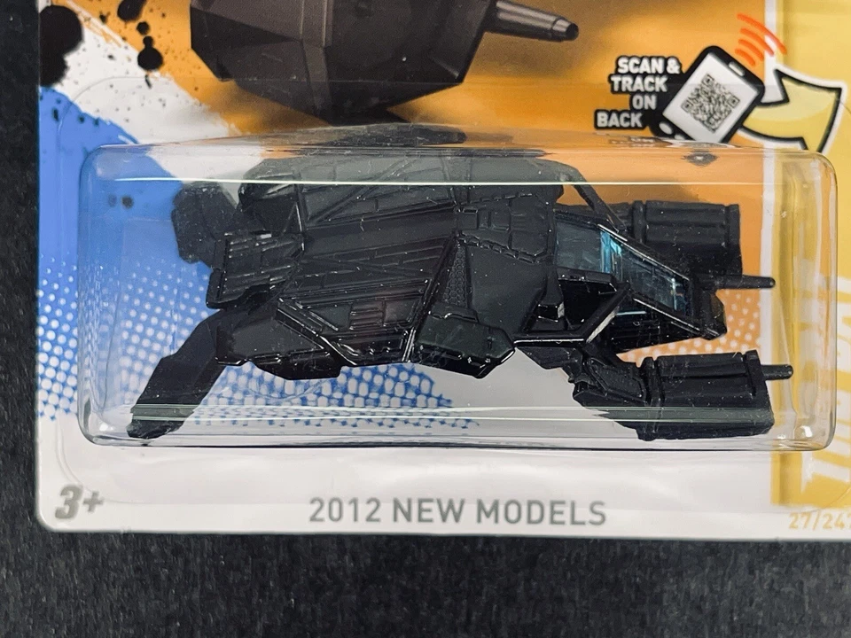 Hot Wheels 2012 New Models THE BAT, Batman Flying Vehicle Mattel, New In Package - Image 3 of 4