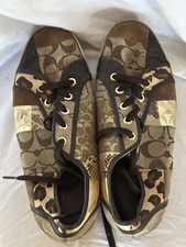 Coach Logo Dawnell Leather Signature Patchwor...