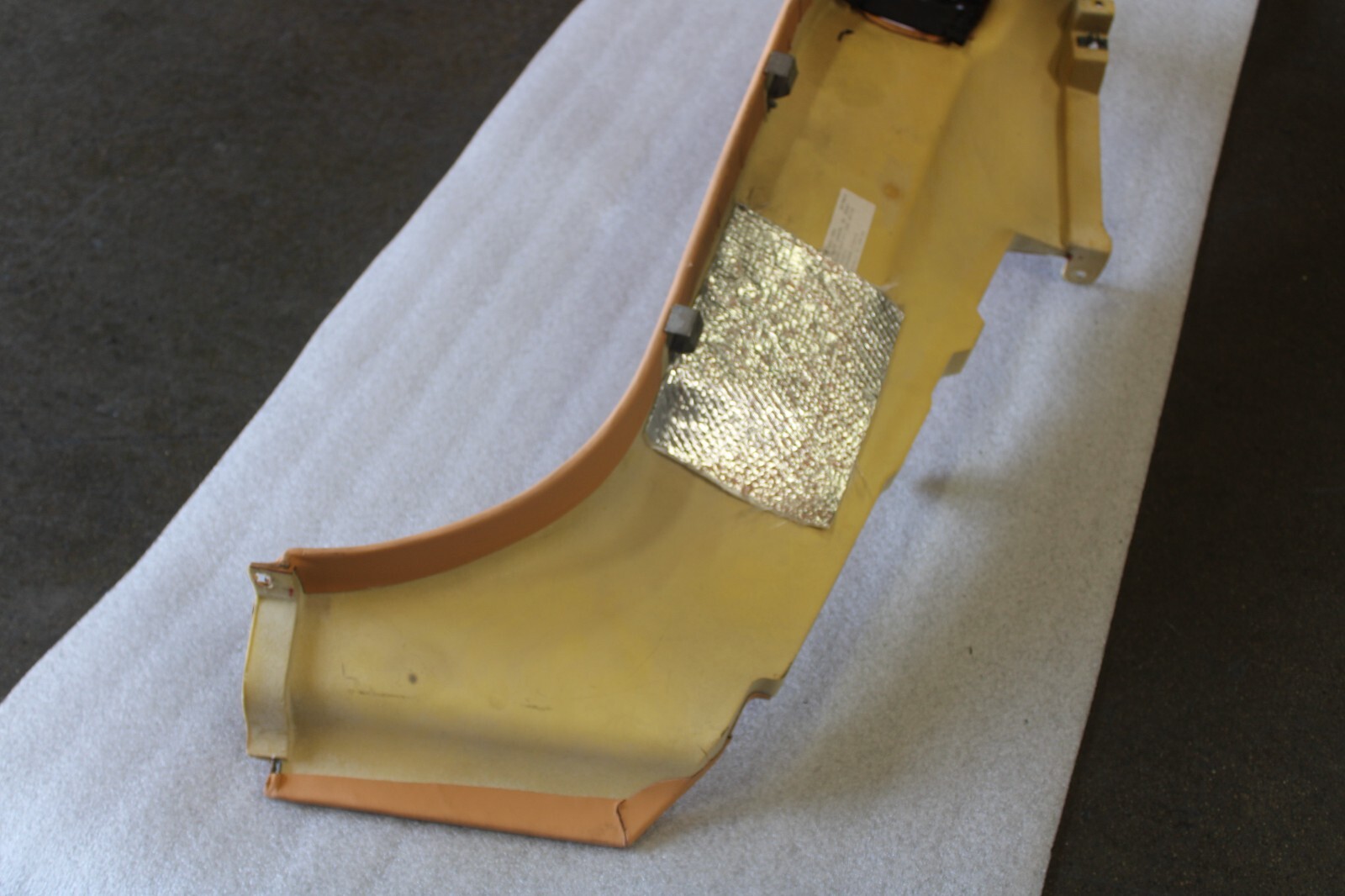 Ferrari 599 GTB, LH, Left, B-Pillar Interior Trim Panel, Dmg, Used, P/N 68556900