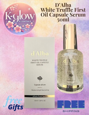 D Alba White Truffle First Oil Capsule Serum 50ml Authentic & Trusted US Seller