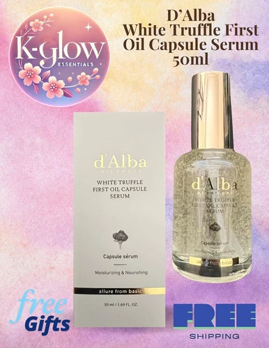 D Alba White Truffle First Oil Capsule Serum 50ml Authentic & Trusted US Seller