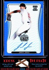 1-2020 Leaf Metal Draft RC Blue Rainbow Auto Jared Jones Pirates 33/35 #BA-JJ1