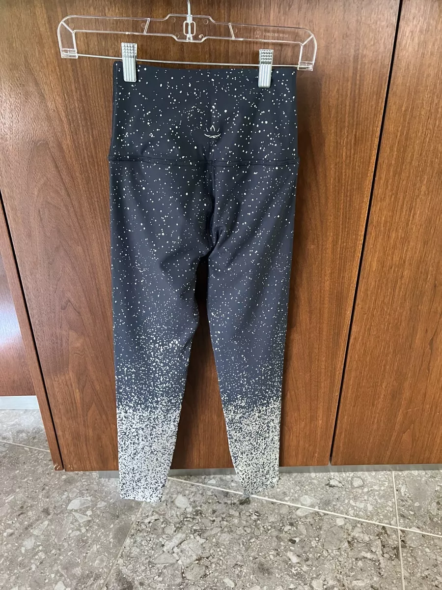 Beyond Yoga Alloy Ombre High Waisted Leggings Navy Silver Size