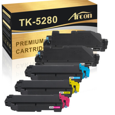 1-5 XXL Toner Kompatibel für Kyocera TK-5280 ECOSYS P6235cdn M6235cidn M6635cidn