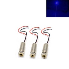 Focusable Dot 450nm 80mw Blue Laser Diode Module driver 3-5V 12x35mm