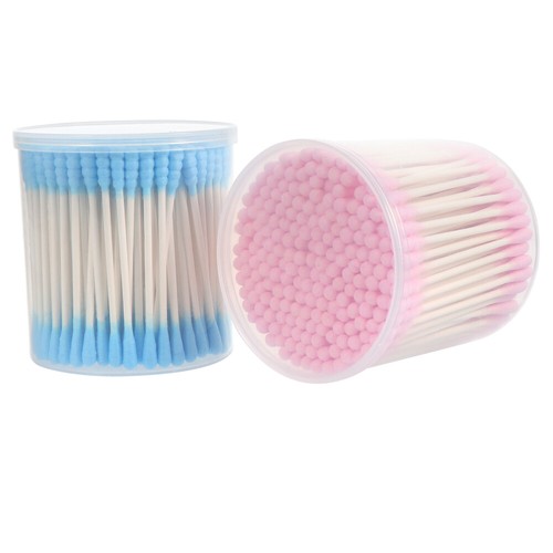 400 Pcs Cosmetic Swabs Cotton Pointed Tips Makeup Correction Remover Baby