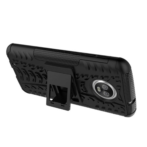 Outdoor Case Tire Rutschfest Kickstand Reifen Hülle Bag Rot für Motorola Moto G6 - Bild 4 von 8