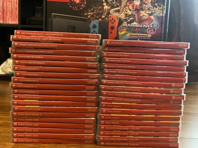 Brand New Nintendo Switch Video Games Mario All Stars Zelda Spryo Splatoon Sonic
