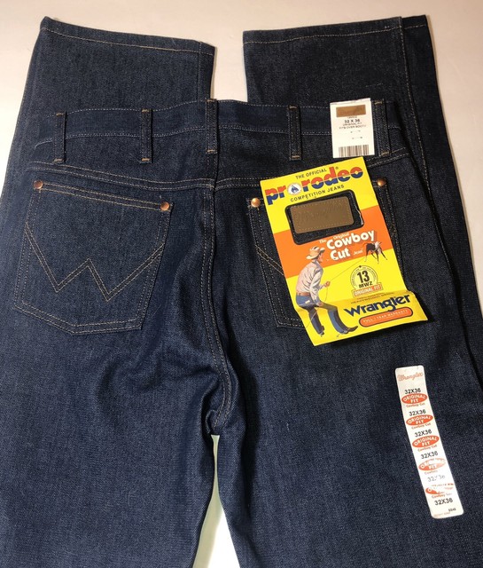 Wrangler Cowboy Cut 13MWZ Original Fit Jeans Men's Indigo 32 X 36 | eBay