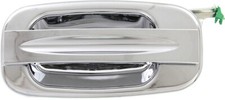 New Exterior Door Handle for 2000-2006  Suburban 1500 Rear Left Plastic Chrome 