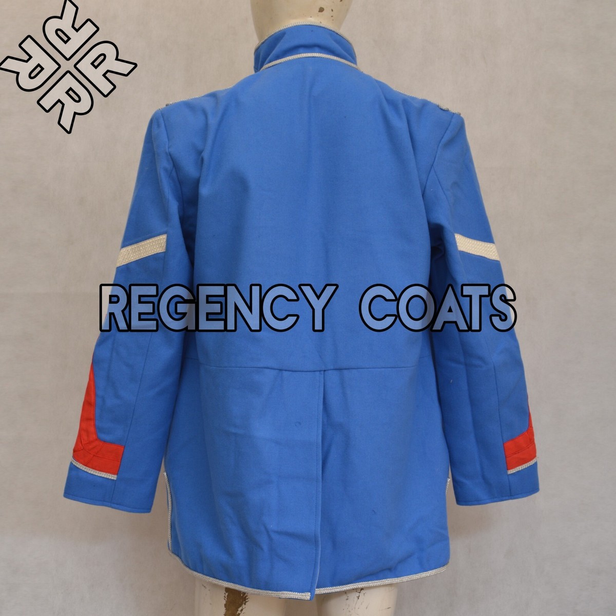 New Men Blue Wool Hussar Jacket, Hussar Dolman Jacket, British