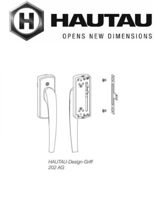 Hautau PSK HKS 200 Drehgriff 202 AG Weiß MACO ROTO Winkhaus