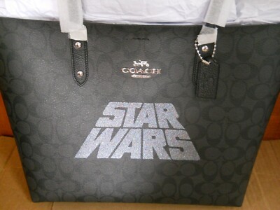 NWT Coach STAR WARS Town Tote, Signature C's Coated Canvas