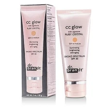 Dr. Brandt CC Glow with Signature Ruby Crystal SPF 30 (Light to Medium), NIB