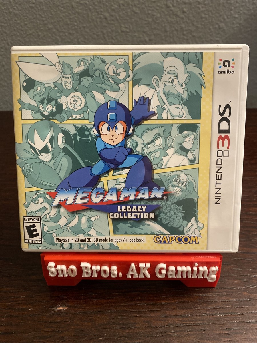 Mega Man Legacy Collection (Nintendo 3DS, 2016) with instructions