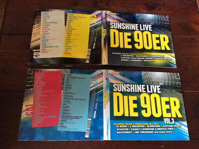 Sunshine Live - die 90er Vol.1 + 3 [4 CD] Masterboy 2Unlimited Scooter DJ Bobo