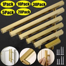Gold Brushed Satin Brass Stainless Steel Bar ...