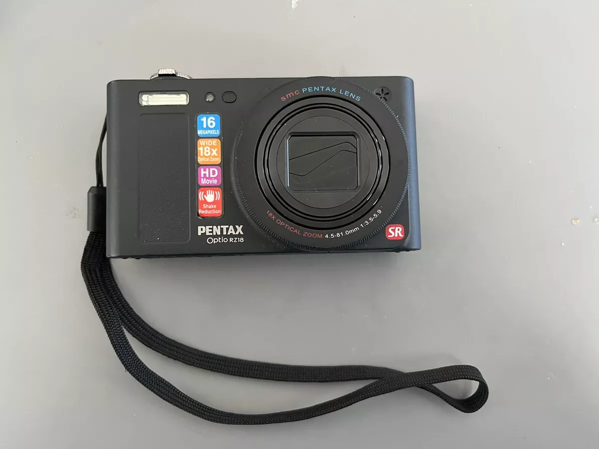 PENTAX Pentax Optio RZ18 16.0MP Digital Camera - Black