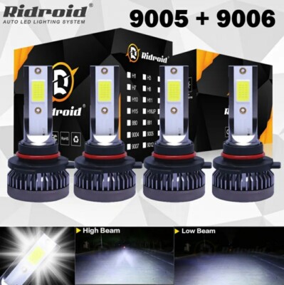 Ridroid 9005 9006 LED High/Low Beem