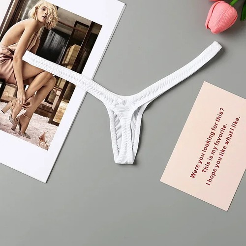 Mutandine sexy donna pizzo perizoma a V schiena a T perizoma perizoma lingerie intimo US - Foto 6 di 27