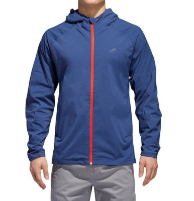 adidas Men's Sport ID FZ Indigo Woven Hoodie/Jacket (CW5033