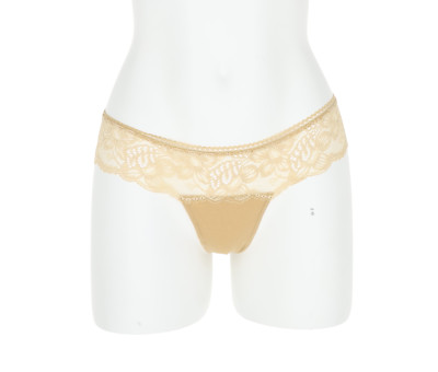 La Perla Layla Nude Floral Thong L74230 Size Large