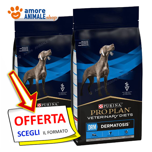 Purina Dog Pro Plan → Veterinary Diets Drm, Dermatosis - 1,5 / 12 Kg - Cane-image